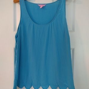 Blue & White Lilly Pulitzer tank